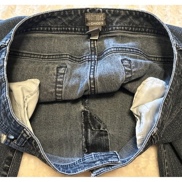 Additions by Chico's Denim Jeans Blue Mid-Rise Women's Size 1.5 Short (32X29) - Picture 11 of 15